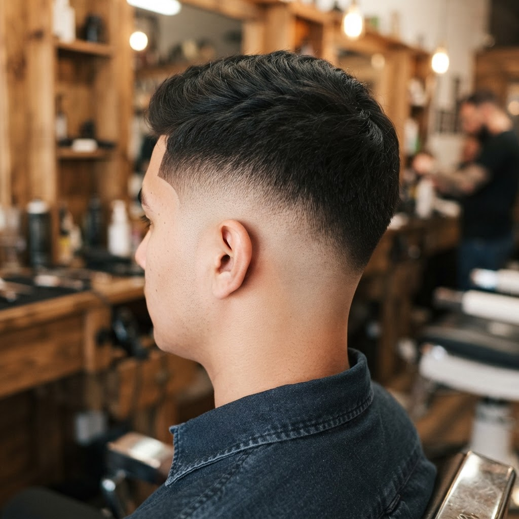 Fresh crisp skin fade haircut